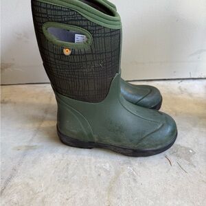 Bog Kids Green winter Boots